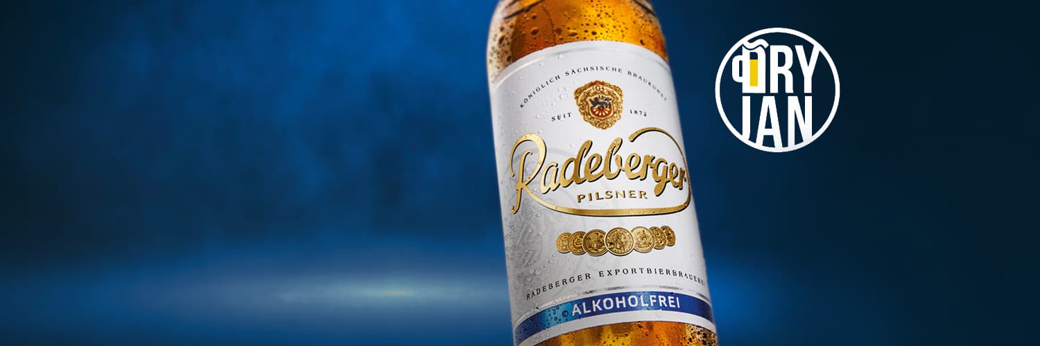 „Dry January“ mit Radeberger Alkoholfrei genießen!